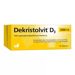 DEKRISTOLVIT D3 2.000 IE tabletten, 60 stuks