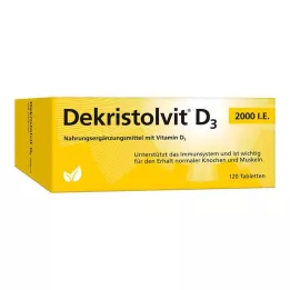 DEKRISTOLVIT D3 2.000 IE tabletten, 120 stuks