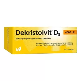 DEKRISTOLVIT D3 4.000 IE tabletten, 60 stuks