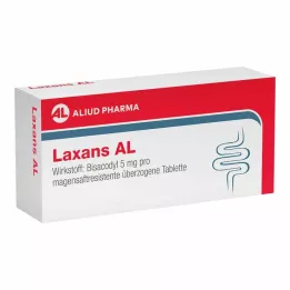 LAXANS AL maagsapresistente omhulde tabletten, 10 stuks
