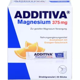 Additiva Magnesium 375 mg sticks oranje, 20 st