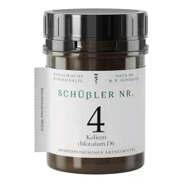 SCHÜSSLER Nr. 4 Kalium chloratum D 6 tabletten, 400 stuks
