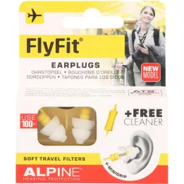 ALPINE FLYFIT Oordopjes, 2 stuks