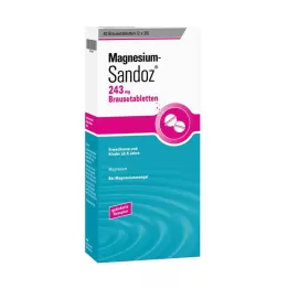 MAGNESIUM SANDOZ 243 mg bruistabletten, 40 stuks