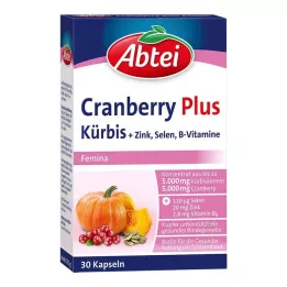 ABTEI Pompoen Plus Cranberry Capsules, 30 stuks