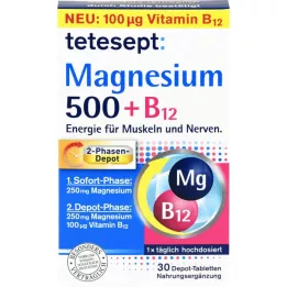 TETESEPT Magnesium 500+B12 Depot Tabletten, 30 stuks