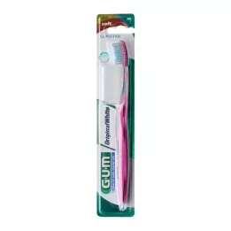 GUM Originele witte tandenborstel zacht, 1 st