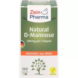 NATURAL D-Mannose 500 mg capsules, 160 st