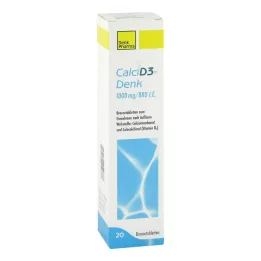 CALCI D3-Denk 1.000 mg/880 I.E. bruistabletten, 20 stuks