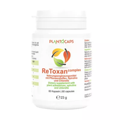 PLANTOCAPS ReToxan complex capsules, 60 stuks PLANTOCAPS ReToxan complex capsules, 60 stuks