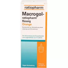 Macrogol ratiopharm Vloeibare oranje tegen constipatie, 250 ml