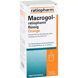 Macrogol ratiopharm Vloeibare oranje tegen constipatie, 500 ml