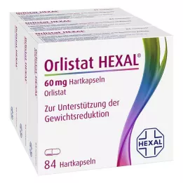 ORLISTAT HEXAL 60 mg harde capsules, 3X84 stuks