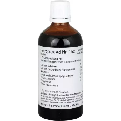 RETROPLEX AD Nr. 152 Winterdruppels, 100 ml RETROPLEX AD Nr. 152 Winterdruppels, 100 ml