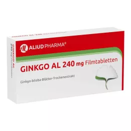 GINKGO AL 240 mg filmomhulde tabletten, 120 stuks