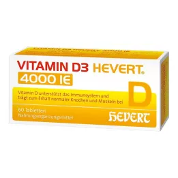 VITAMIN D3 HEVERT 4.000 IE tabletten, 60 stuks