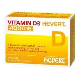 VITAMIN D3 HEVERT 4.000 IE tabletten, 90 stuks