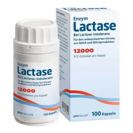 Lactase 12.000 FCC capsules, 100 stuks