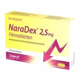 NARADEX 2,5 mg filmomhulde tabletten, 2 stuks