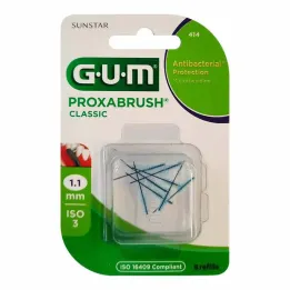 GUM Proxabrush Classic reserveborstels 1,1 mm, 8 stuks
