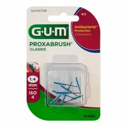 GUM Proxabrush Classic reserveborstels 1,4 mm, 8 stuks