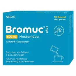BROMUC acute 600 mg hoest-slijmoplossende pil voor orale toediening, 10 stuks