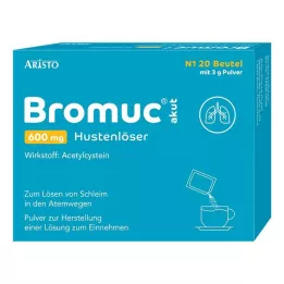 BROMUC acute 600 mg hoest-slijmoplossende pil voor orale toediening, 20 stuks