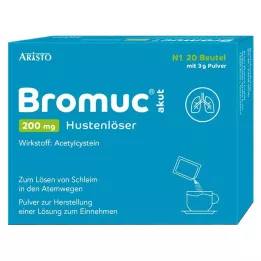 BROMUC acute 200 mg hoest-slijmoplossende pil voor orale toediening, 20 stuks