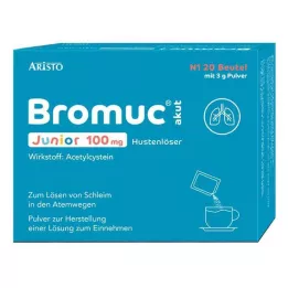 BROMUC akut Junior 100 mg hoest slijmoplossend middel P.H.e.L.z.E., 20 stuks