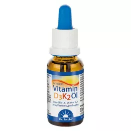 VITAMIN D3K2 Olie Dr.Jacobs Druppels, 20 ml