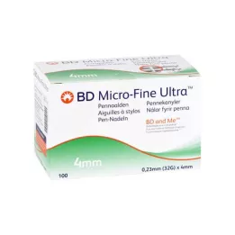 BD MICRO-FINE ULTRA Pennaalden 0,23x4 mm, 100 stuks