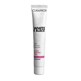 CURAPROX witte is zwarte houtskool tandpasta, 90 ml
