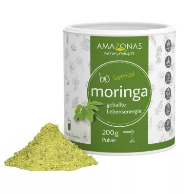 MORINGA 100% biologisch poeder puur 200 g poeder, 200 g
