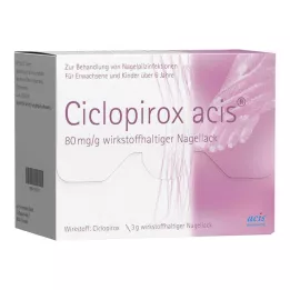 CICLOPIROX acis 80 mg/g werkzame stof nagellak, 3 g