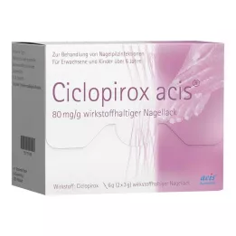 CICLOPIROX acis 80 mg/g werkzame stof nagellak, 6 g