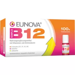 Eunova B12 complexe drinkflessen, 100x10 ml