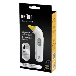 BRAUN THERMOSCAN 3 infrarood oorthermometers, 1 st