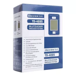 GLUCO TEST DUO Blutzuckermessger.Starterset Mg/DL, 1 st