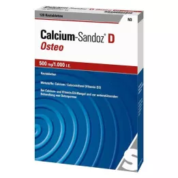 CALCIUM SANDOZ D Osteo 500 mg/1.000 IE kauwtabletten, 120 stuks