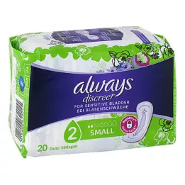 ALWAYS discrete incontinentie-inzet klein, 20 stuks