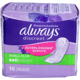 ALWAYS discrete incontinentie-inzet small plus, 16 stuks