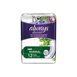ALWAYS discrete incontinentie-inzetstuk normaal, 12 stuks