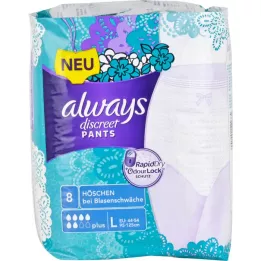 ALWAYS discrete Incontinentiebroeken plus L, 8 stuks