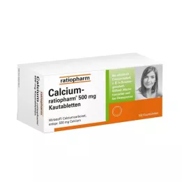 CALCIUM-RATIOPHARM 500 mg kauwtabletten, 100 stuks