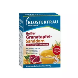 KLOSTERFRAU Broncholind hete granaatappelzandthee, 10X15 g