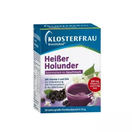 KLOSTERFRAU Broncholind hete vlierbessenkorrels, 10X15 g