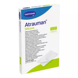 ATRAUMAN Siliconen steriele 7,5x10 cm kompressen, 10 stuks