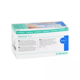 OMNICAN fijne pencanule 31 G 0,25x6 mm, 100 st