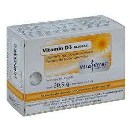Vitamine D3 10.000 D.w.z.Capsules (50 stuks)