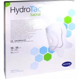 HYDROTAC comfort sacraal schuimverband 18x18 cm steriel, 10 stuks